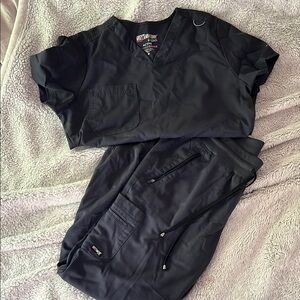 Grey's Anatomy Charcoal Scrub Ensemble